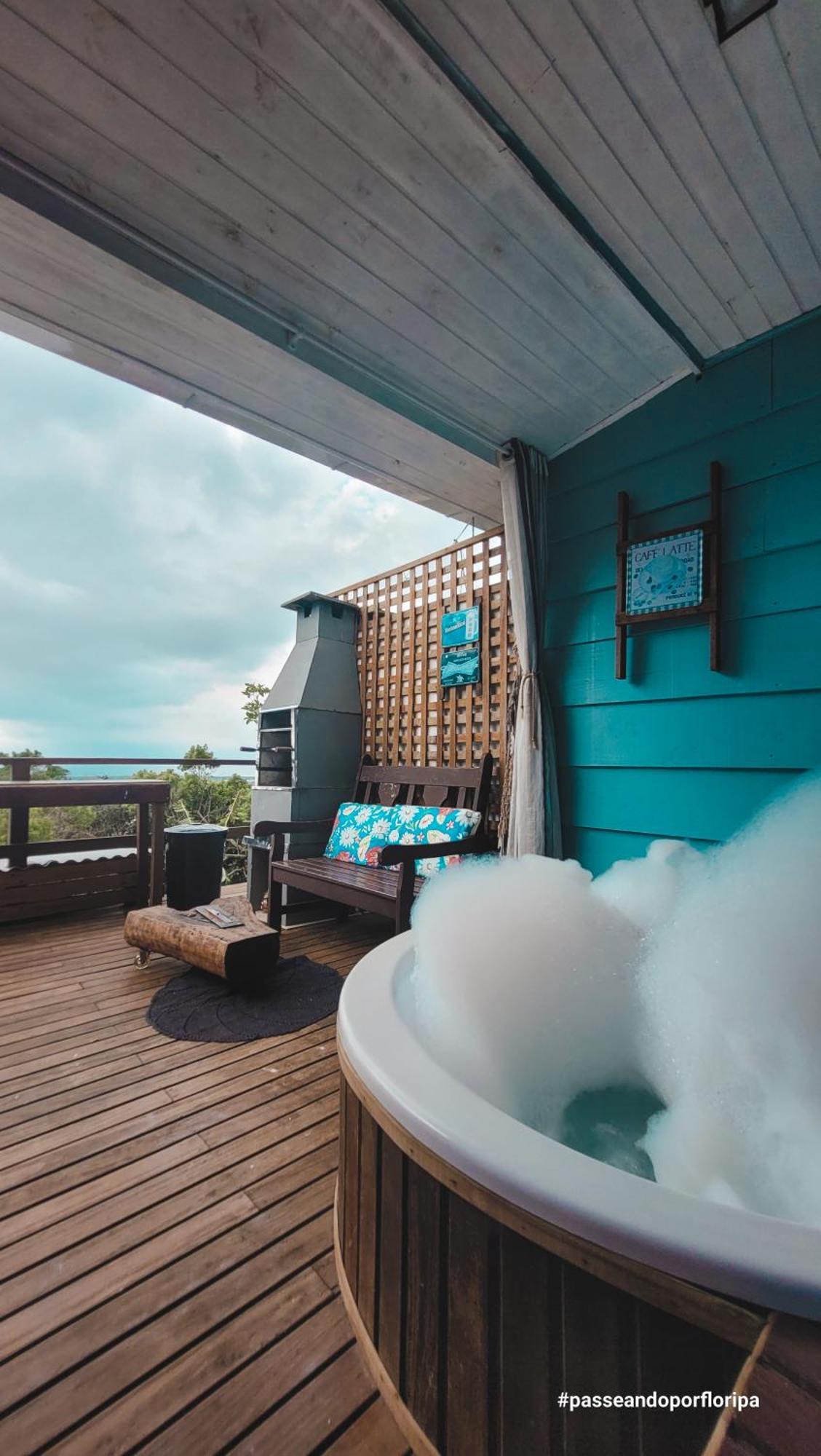 Loft Com Lago Hidro E Vista Para O Mar Florianópolis Esterno foto